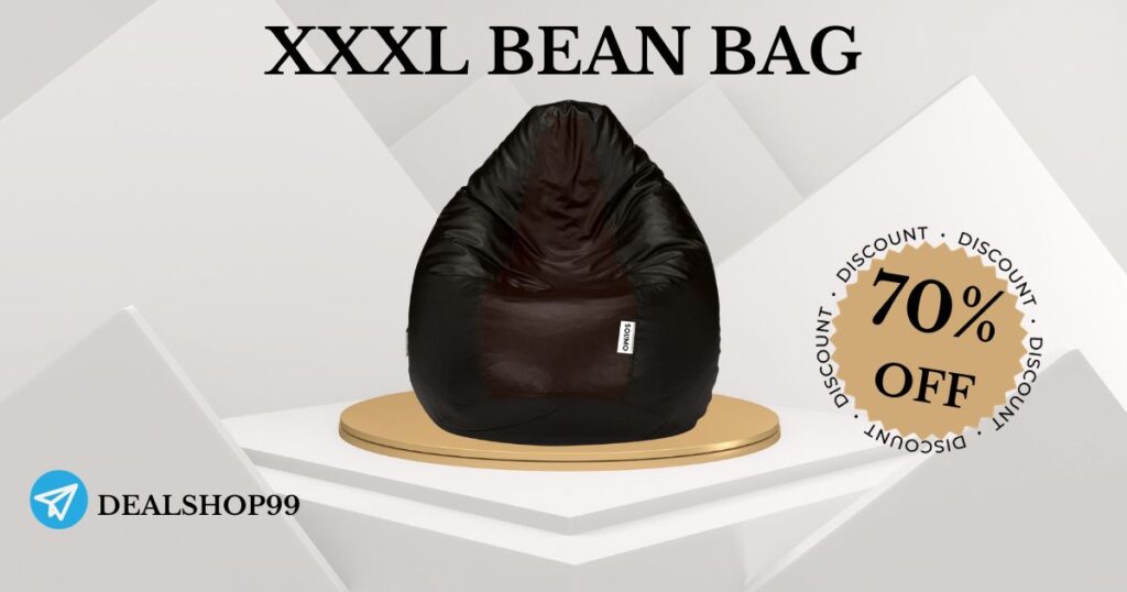 Solimo XXXL Bean Bag Filled With Beans