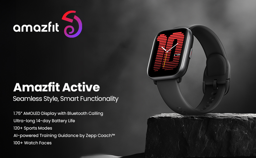 Amazfit Active 42mm AMOLED Smart Watch